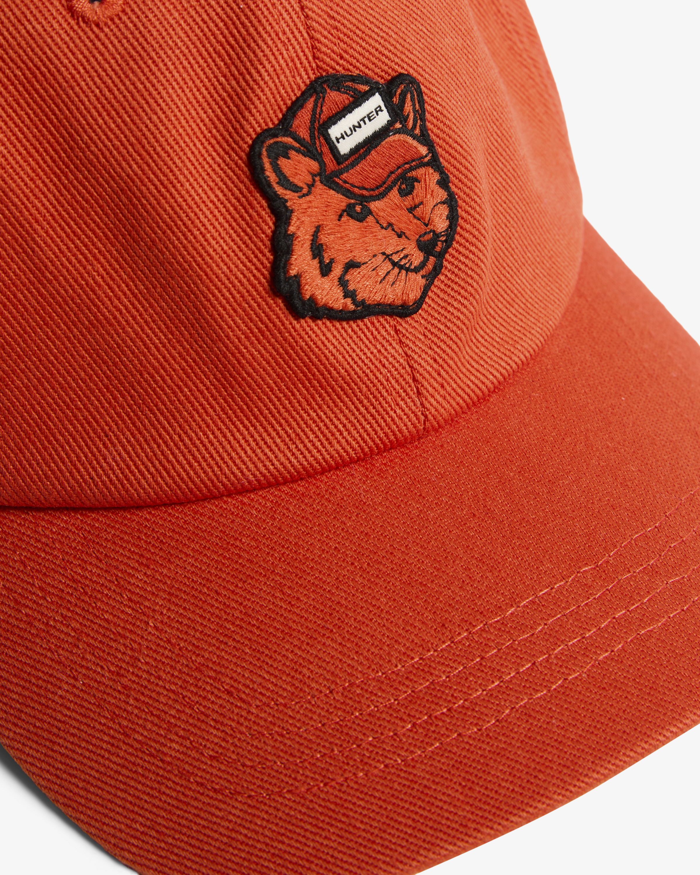MAISON KITSUNE X HUNTER FOX HEAD PATCH CAP