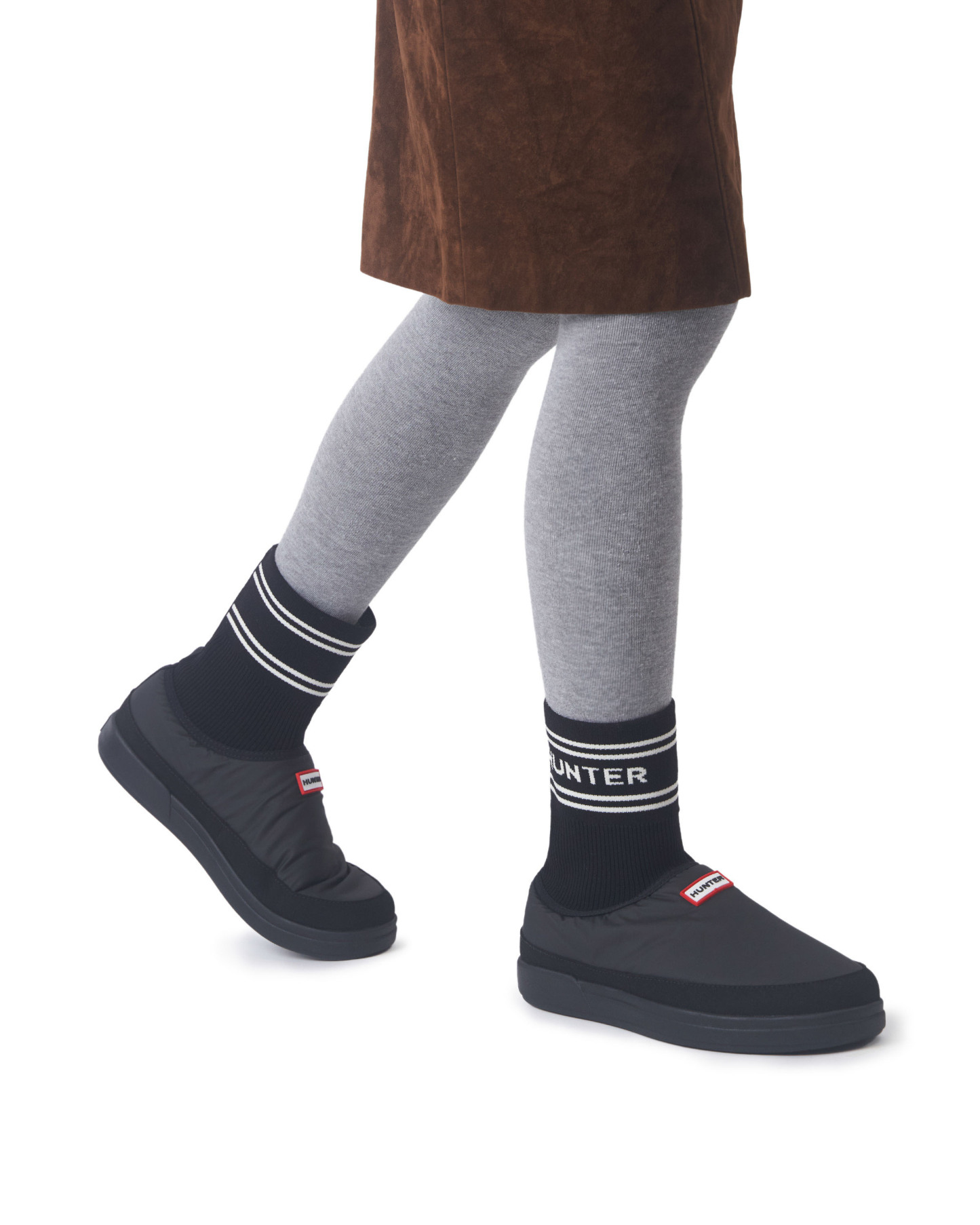 UNISEX IN / OUT HUNTER KNITTED SOCK SLIPPERS