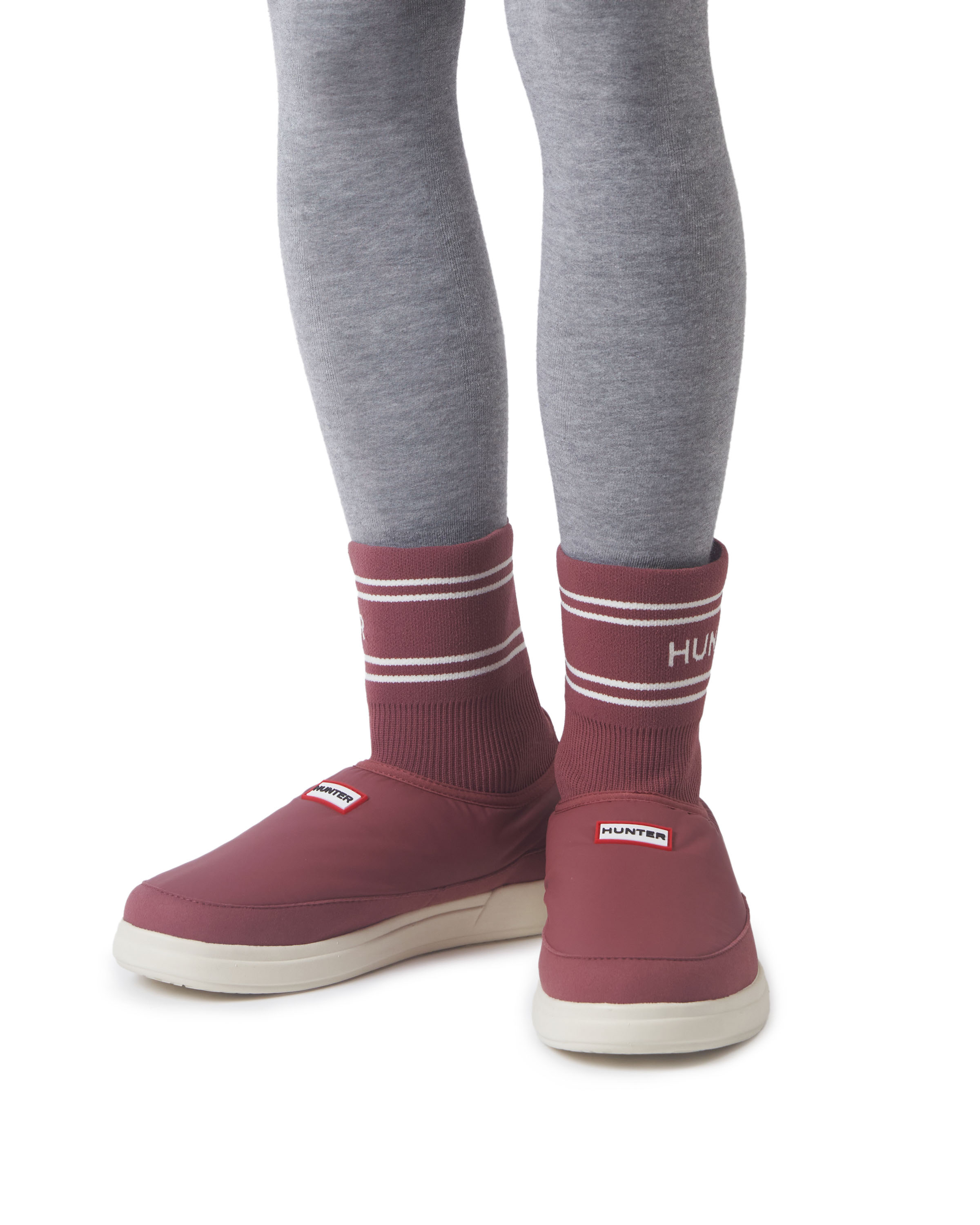 UNISEX IN / OUT HUNTER KNITTED SOCK SLIPPERS