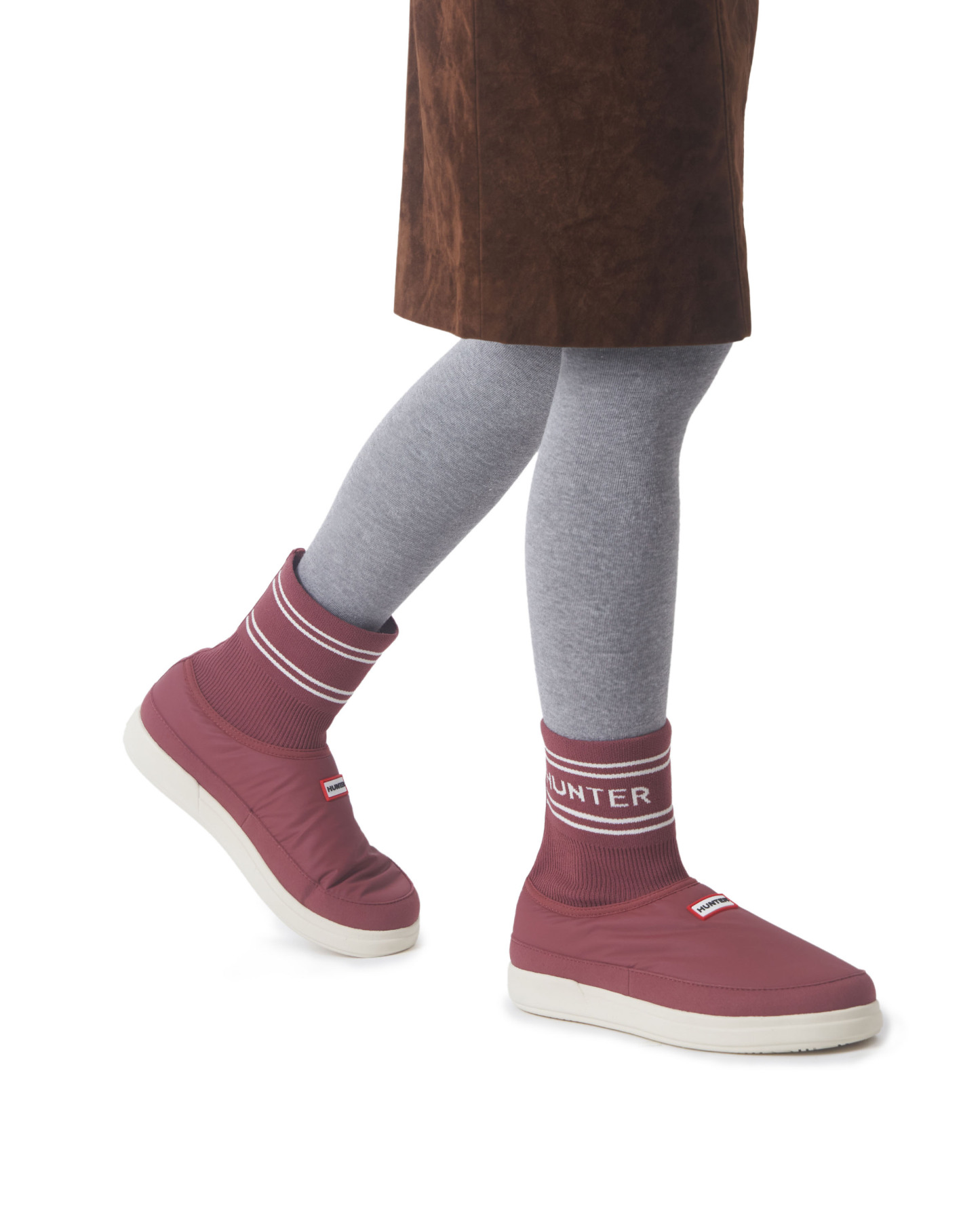 UNISEX IN / OUT HUNTER KNITTED SOCK SLIPPERS