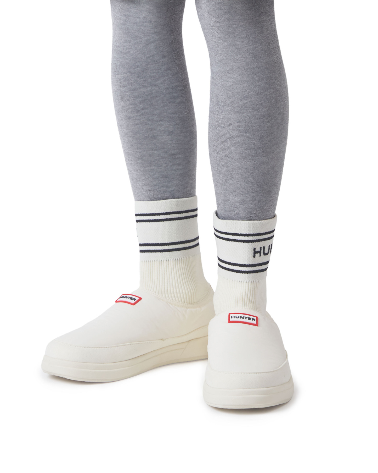 UNISEX IN / OUT HUNTER KNITTED SOCK SLIPPERS