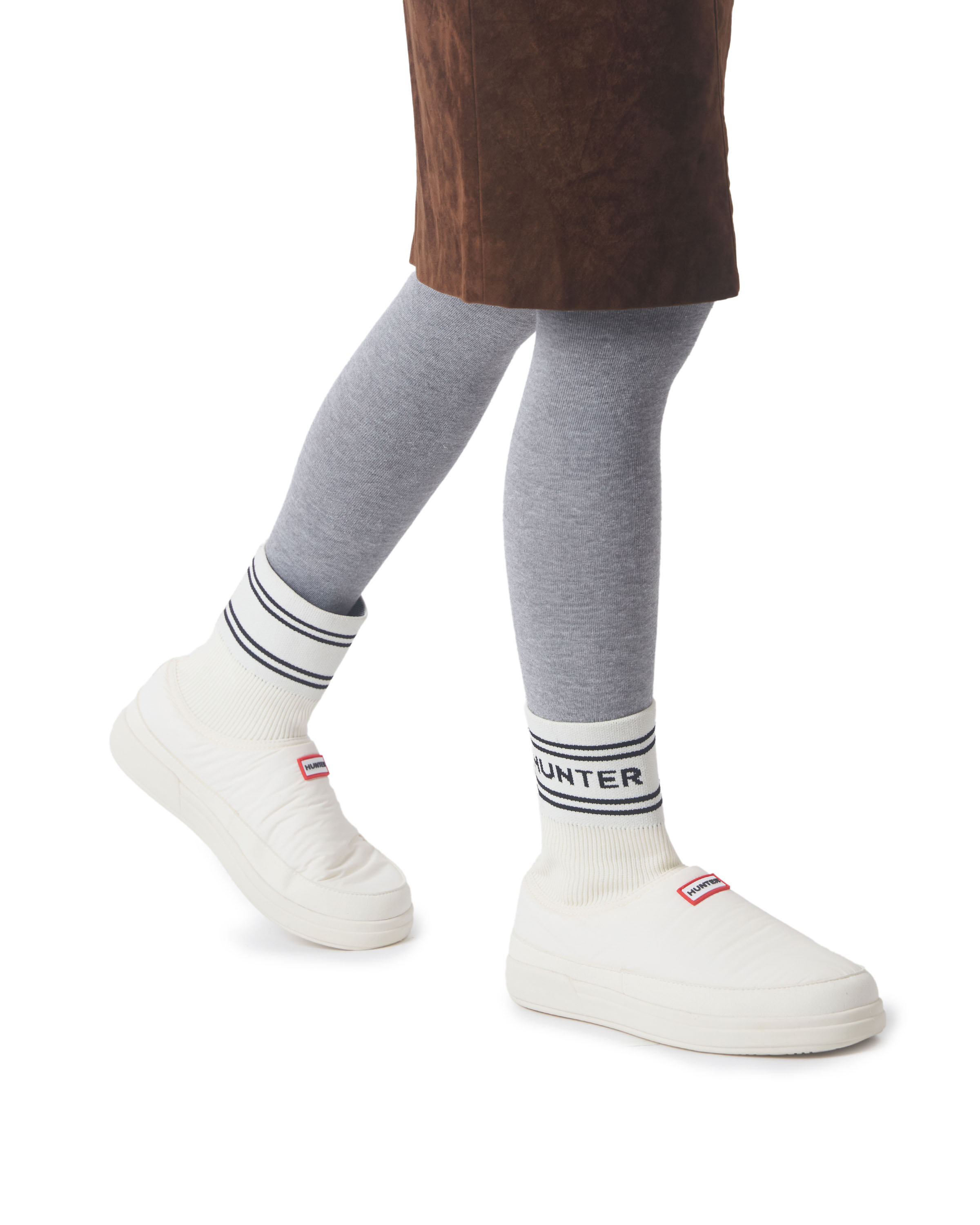 UNISEX IN / OUT HUNTER KNITTED SOCK SLIPPERS