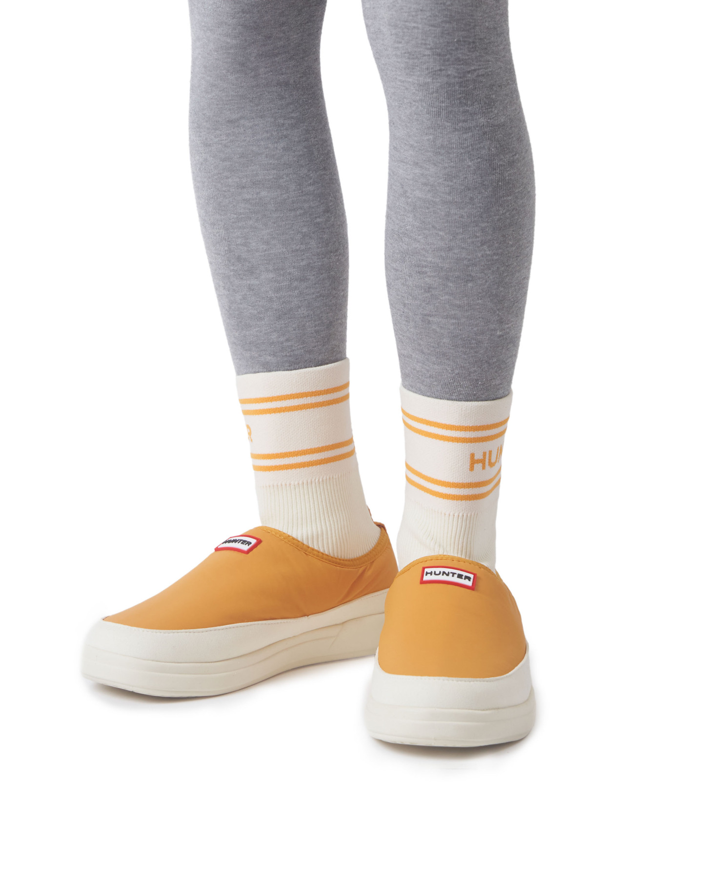 UNISEX IN / OUT HUNTER KNITTED SOCK SLIPPERS