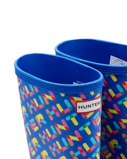 LITTLE KIDS ORIGINAL FIRST CLASSIC RAINBOW BUBBLE LOGO BOOTS