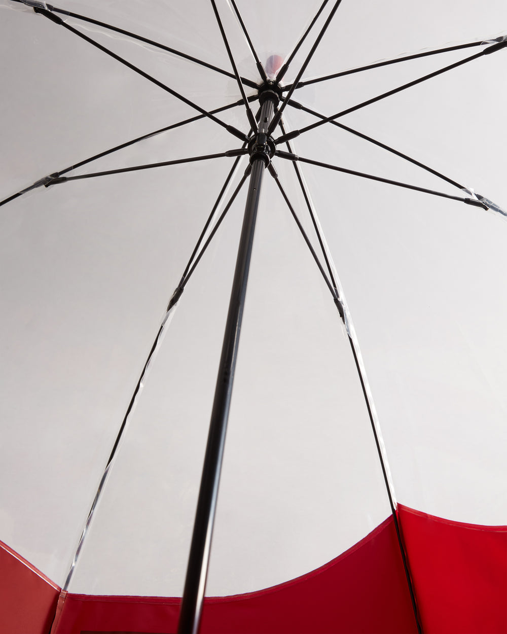 TRANSPARENT MOUSTACHE BUBBLE UMBRELLA