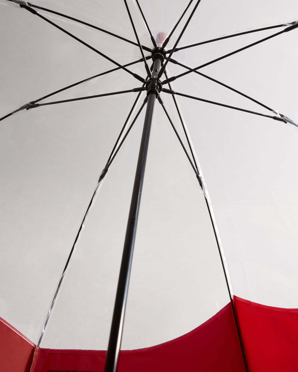 TRANSPARENT MOUSTACHE BUBBLE UMBRELLA