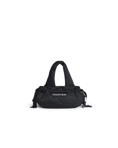 PREMIUM NYLON ROUCHED MINI HOBO