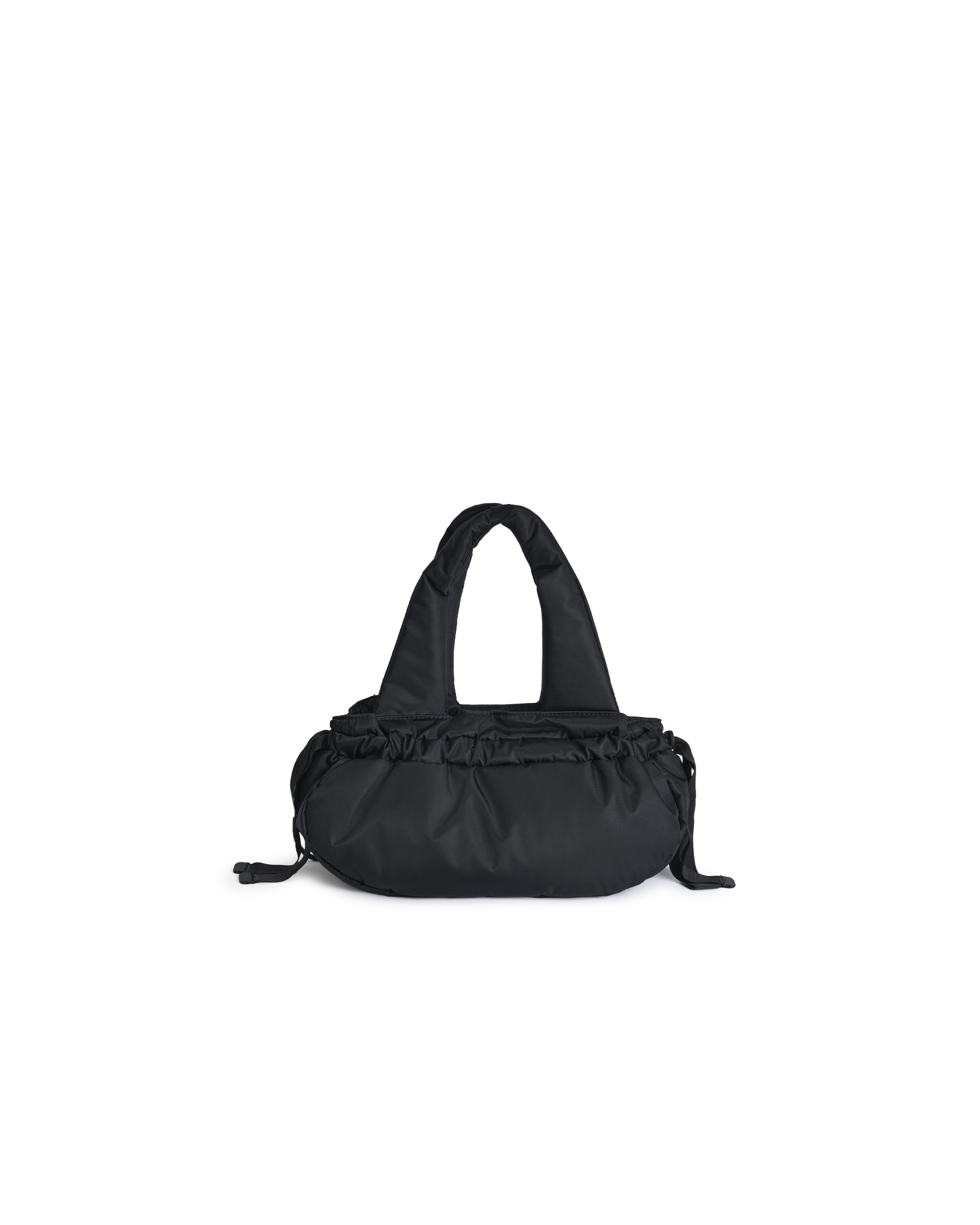 PREMIUM NYLON ROUCHED MINI HOBO