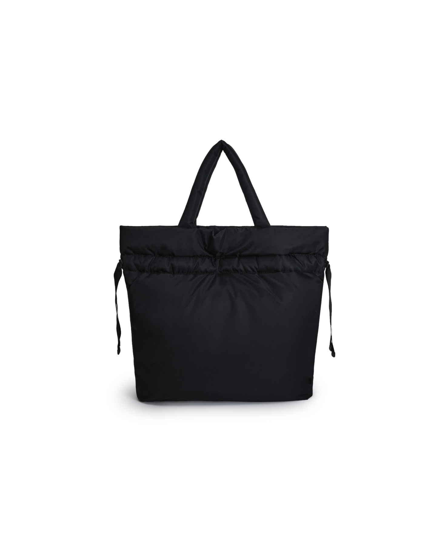 PREMIUM NYLON ROUCHED TOTE