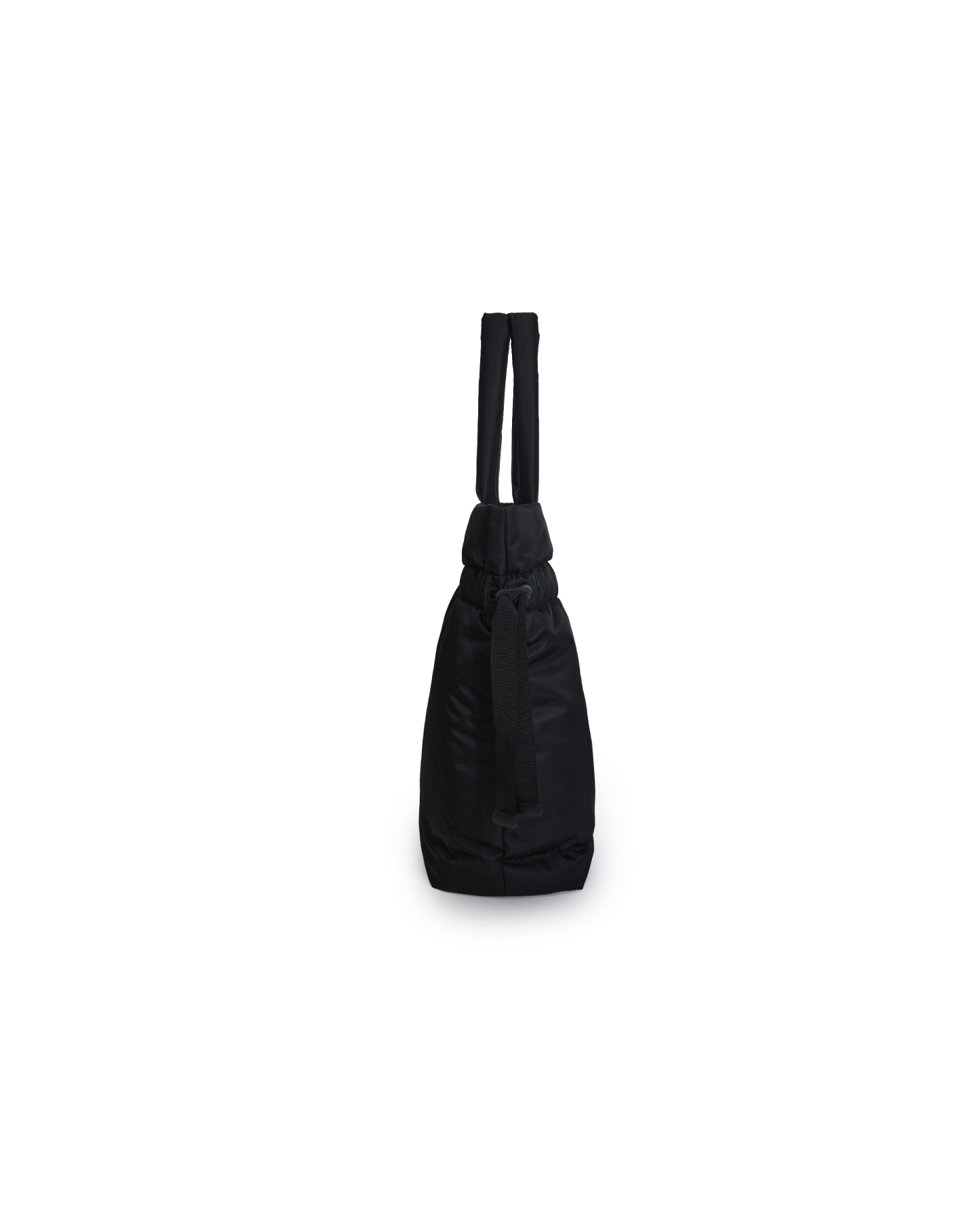PREMIUM NYLON ROUCHED TOTE