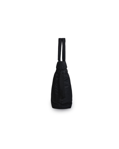 PREMIUM NYLON ROUCHED TOTE