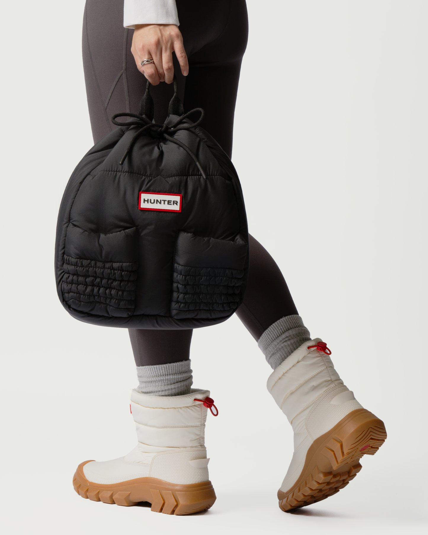 SMOCKED PUFFER BACKPACK