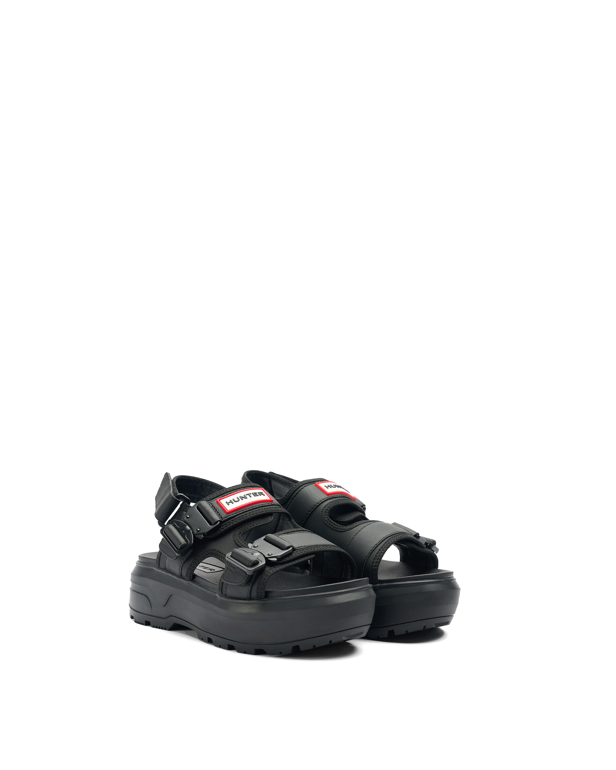 ★HUNTER★ WOMEN City Level Neo Leather Buckle Sandals Black UNISEX CITY REBEL NEO LEATHER BUCKLE SANDALS – Hunter Singapore
