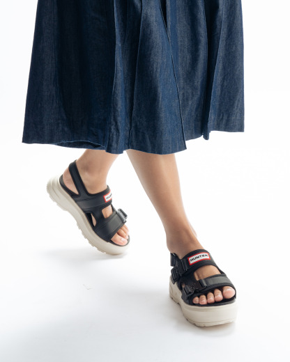 UNISEX CITY REBEL NEO LEATHER BUCKLE SANDALS