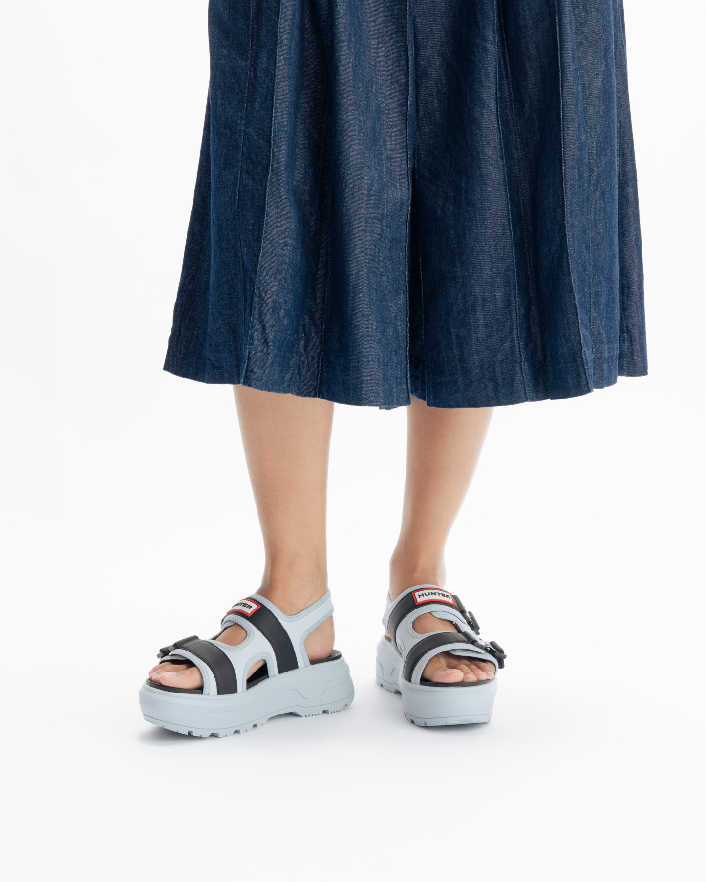 UNISEX CITY REBEL NEO LEATHER BUCKLE SANDALS