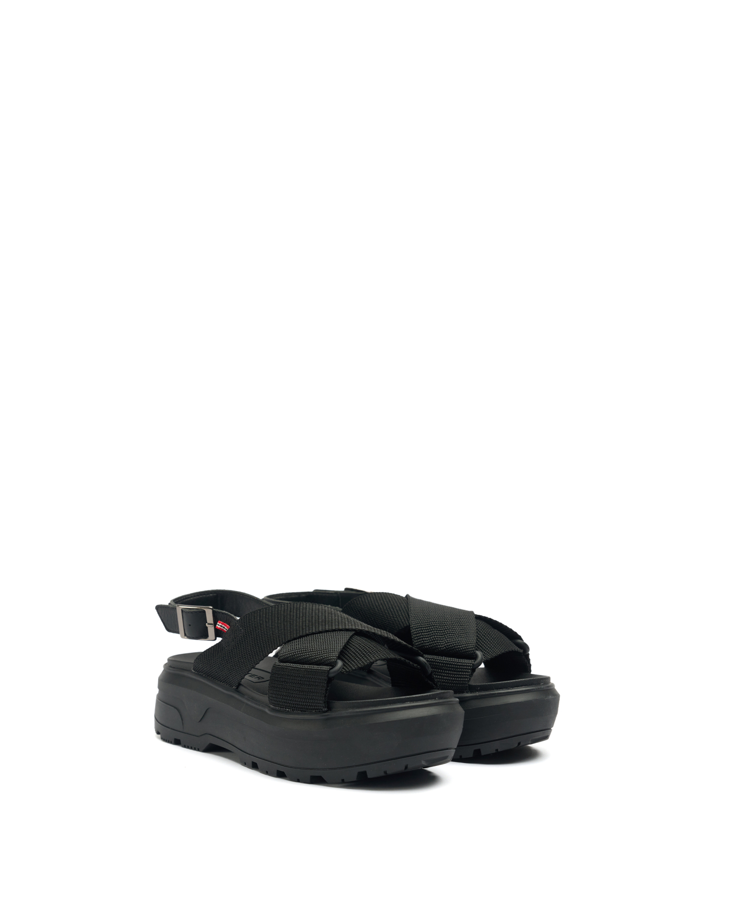 UNISEX CITY REBEL WEBBING CROSS-OVER SANDALS