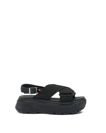 UNISEX CITY REBEL WEBBING CROSS-OVER SANDALS