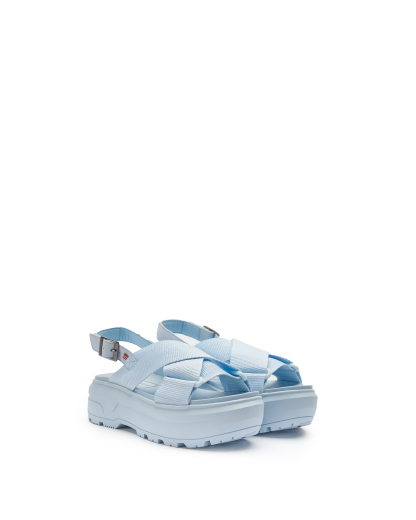 UNISEX CITY REBEL WEBBING CROSS-OVER SANDALS