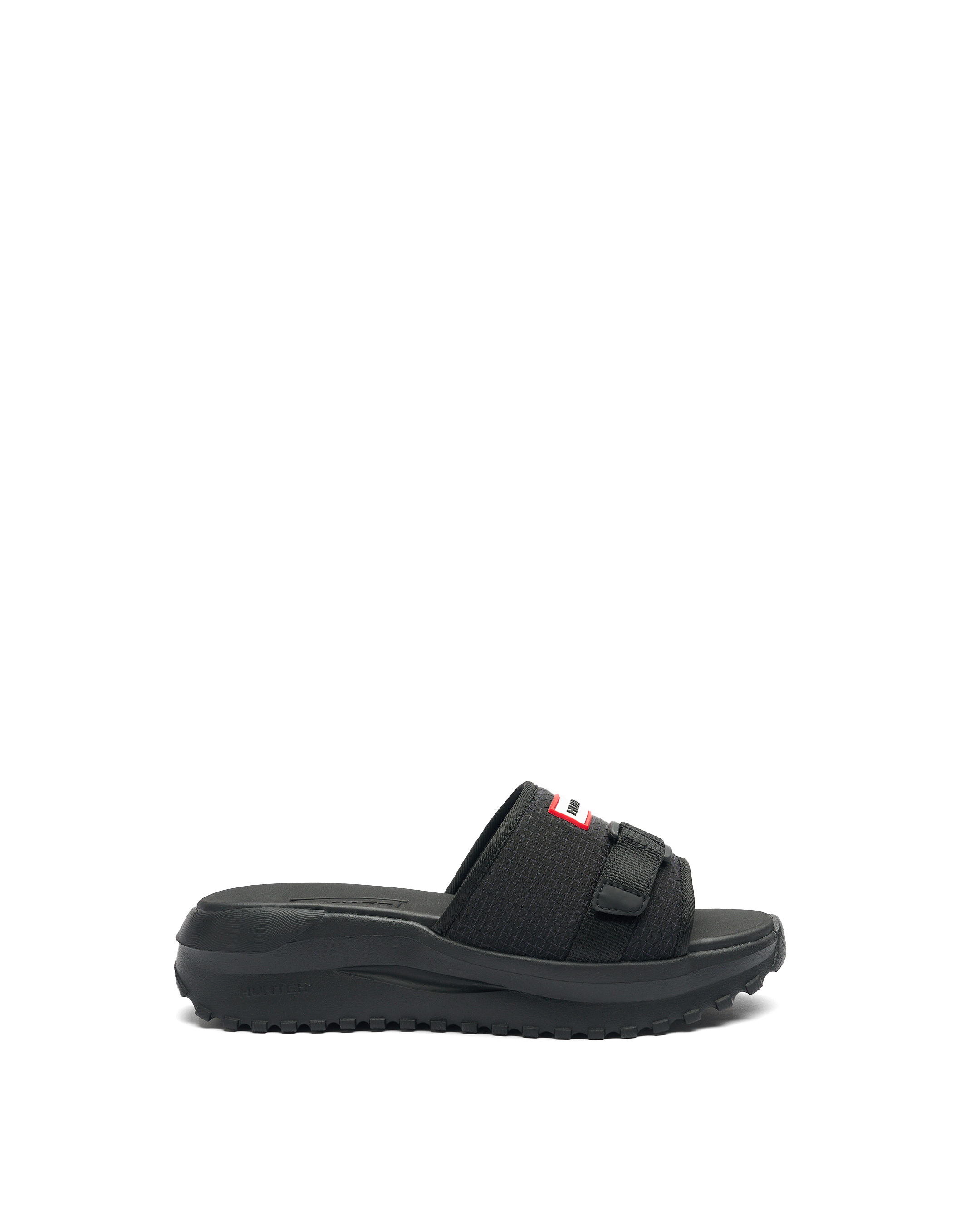 ★HUNTER★ WOMEN City Level Neo Leather Buckle Sandals Black Buy Hunter Boots UNISEX CITY REBEL NEO LEATHER BUCKLE