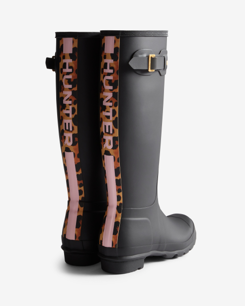 WOMENS ORIGINAL TALL LEOPARD BACKSTRAP – Hunter Singapore