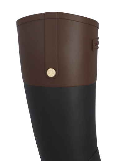 WOMENS REFINED GOLD TRIM RIDING BOOT