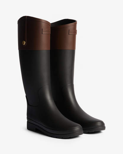 WOMENS REFINED GOLD TRIM RIDING BOOT