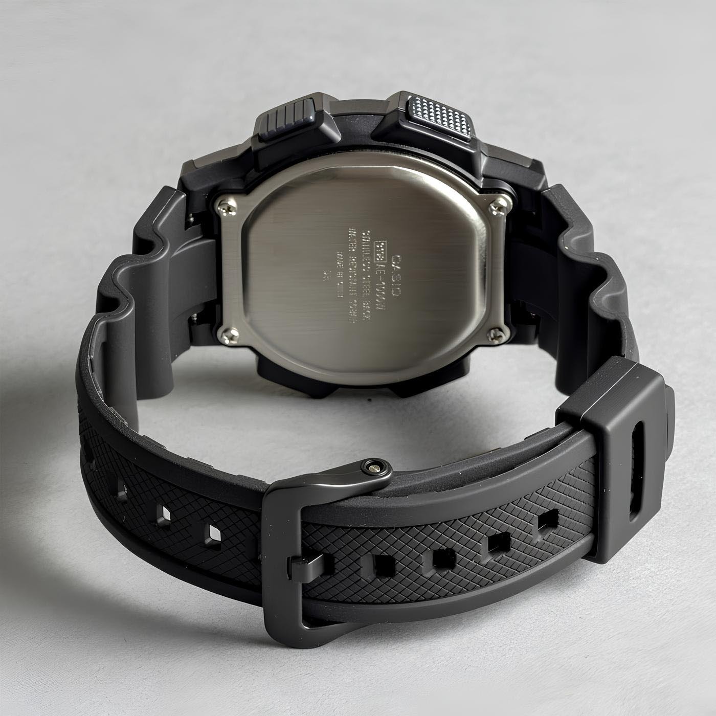 Casio Digital AE-1000W-1B World Map Alarm Men Watch (10-Years Battery Life) (Black) ozDigitalWatch