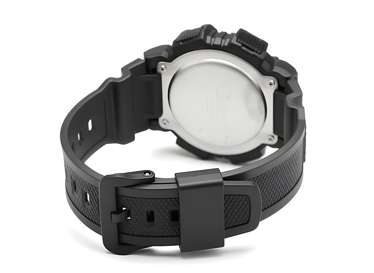 Casio Digital AE-1400WH-1A World Map Alarm Men Watch 10Y Battery Life Black ozDigitalWatch.com.au
