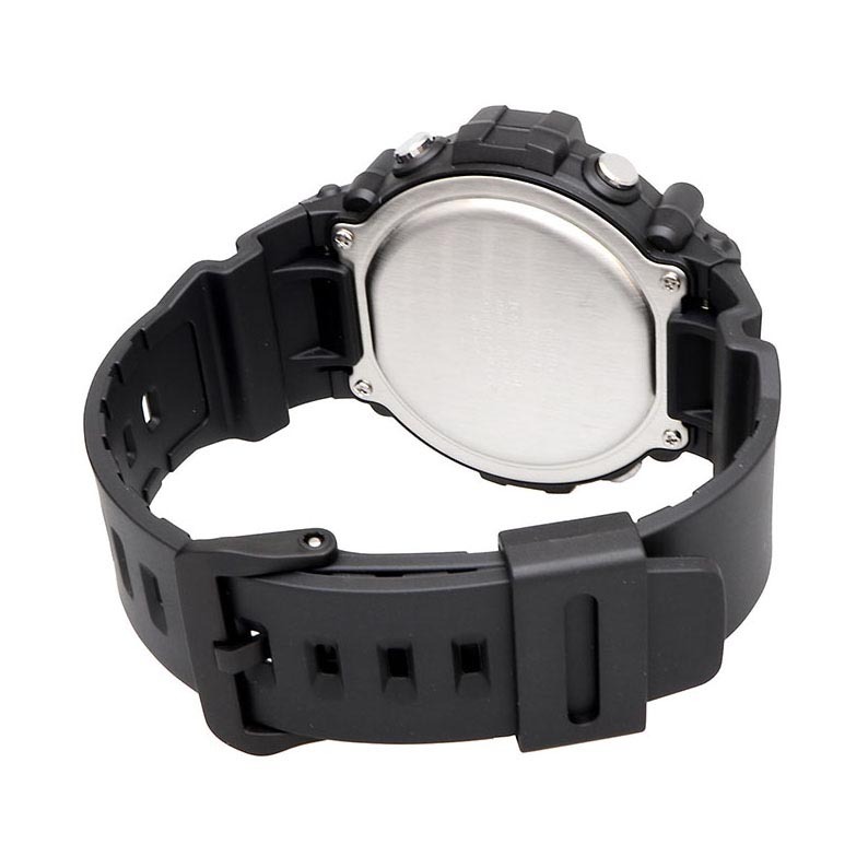 Casio Digital AE-1500WH-1AV Dural Time Wide Face Men Watch 10Y Battery Black ozdigitalwatch.com.au