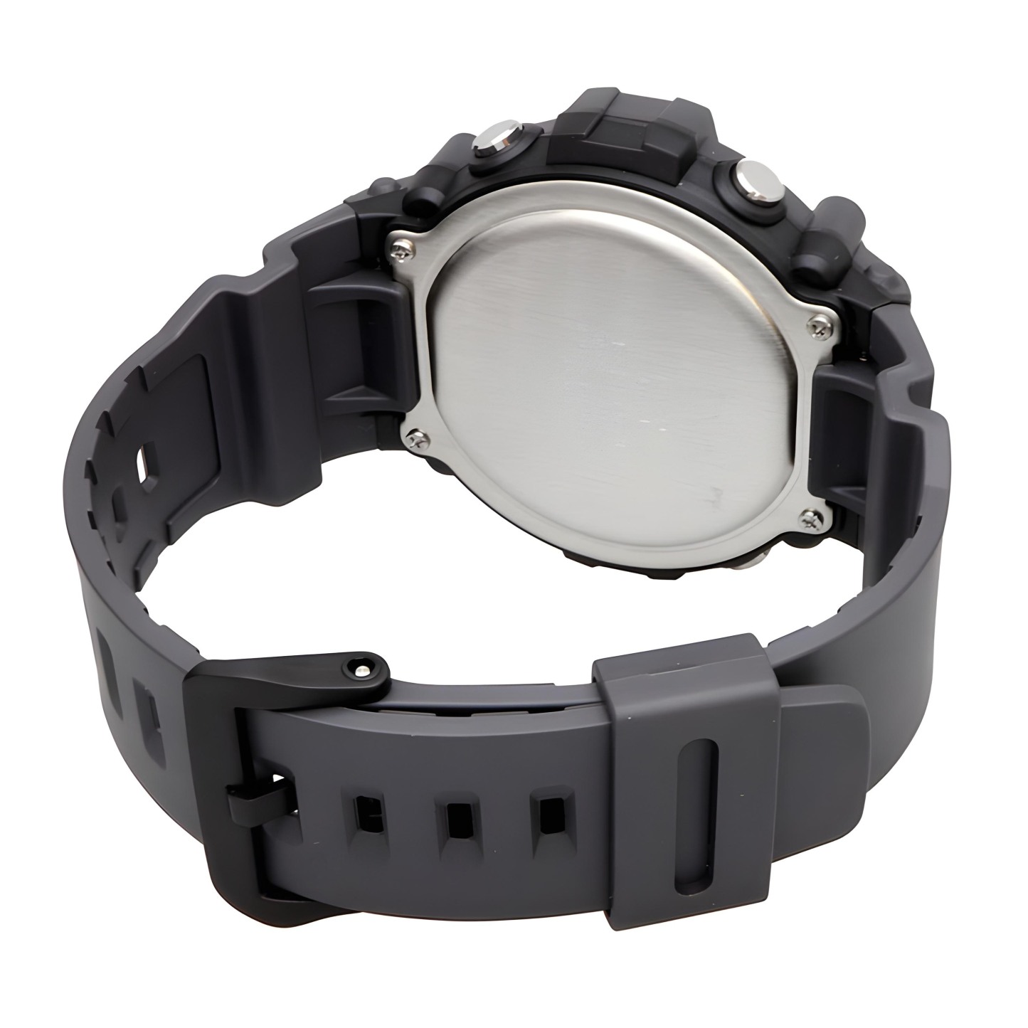 Casio Digital AE-1500WH-8BV Dual Time Wide Face Youth Men's Watch (10-Years Battery Life) (Grey) AE1500WH-8BV
