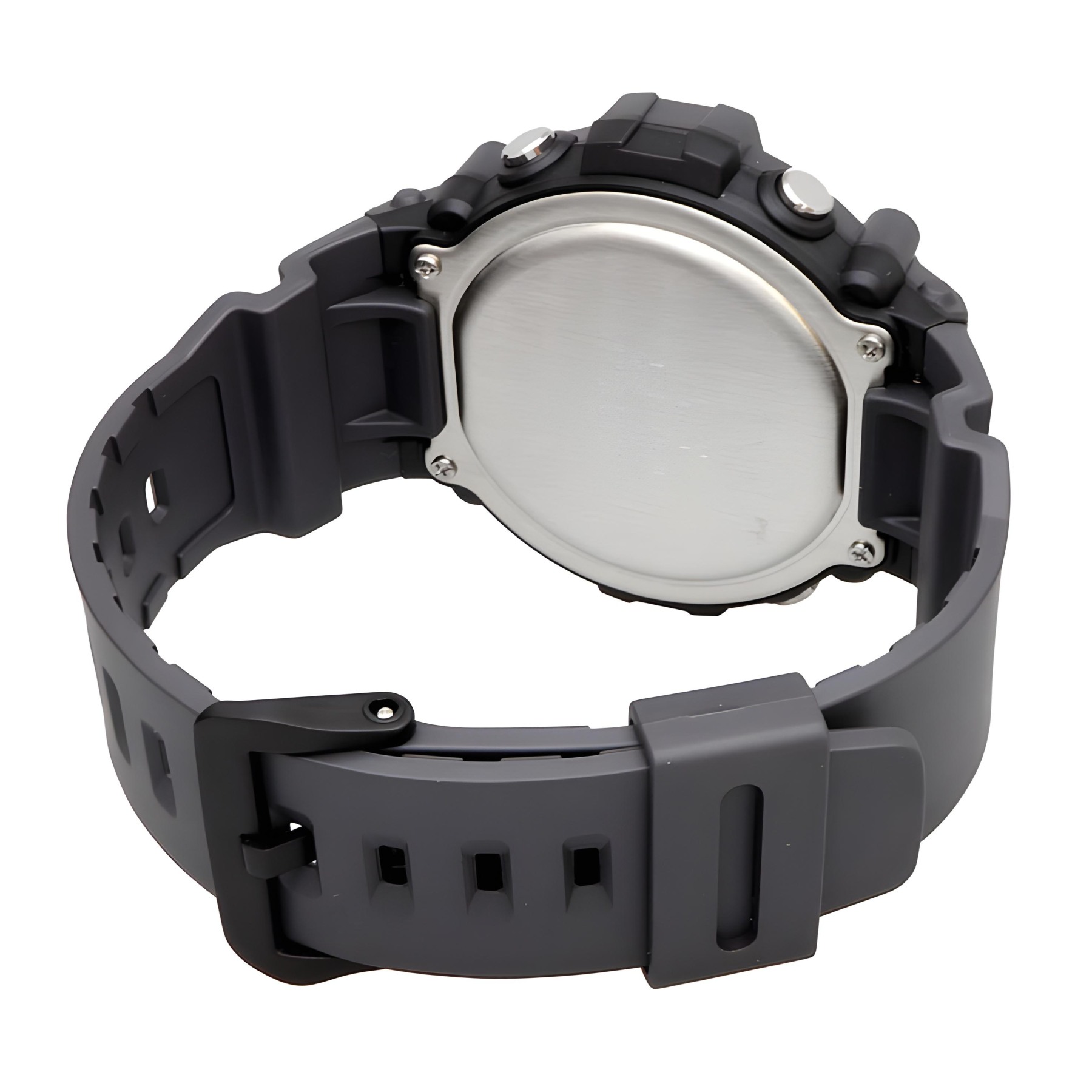 Casio Digital AE-1500WH-8BV Dual Time Wide Face Youth Men's Watch (10-Years Battery Life) (Grey) AE1500WH-8BV