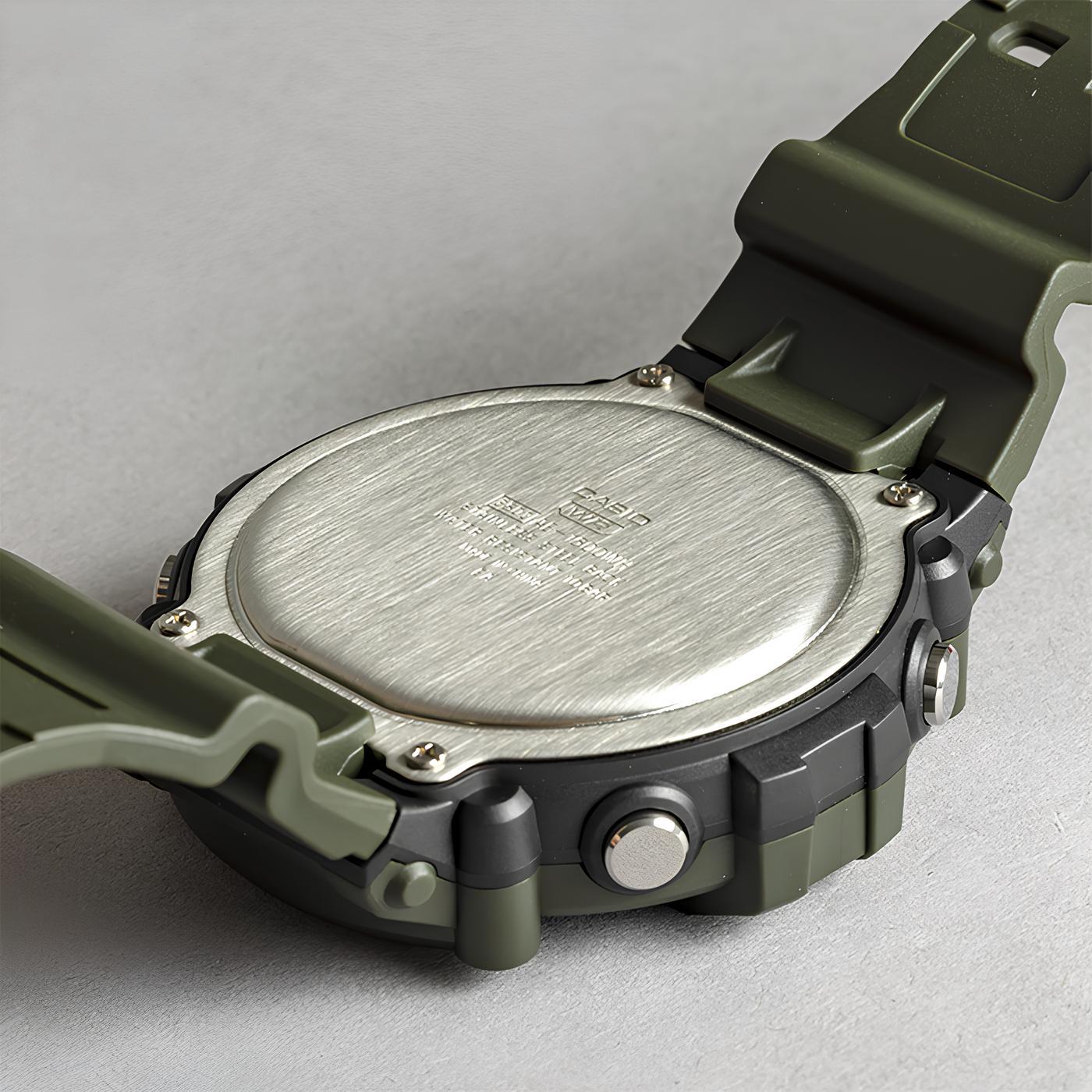 Casio Digital AE-1500WHX-3A Watch 10Y Battery Green Extra Long Band Version ozdigialwatch.com.au