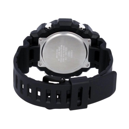 Casio Analog Digital AEQ-120W-2AV World Time Alarm Men's Watch (10-Years Battery Life) (Black & Blue) AEQ120W-2AV