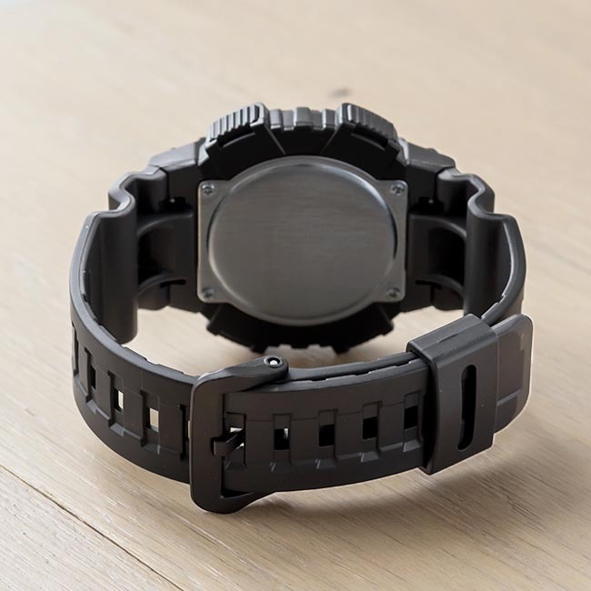 Casio AQ-S810W-1BV Solar Illuminator Digital Sport Watch Black Gold ozdigitalwatch.com.au