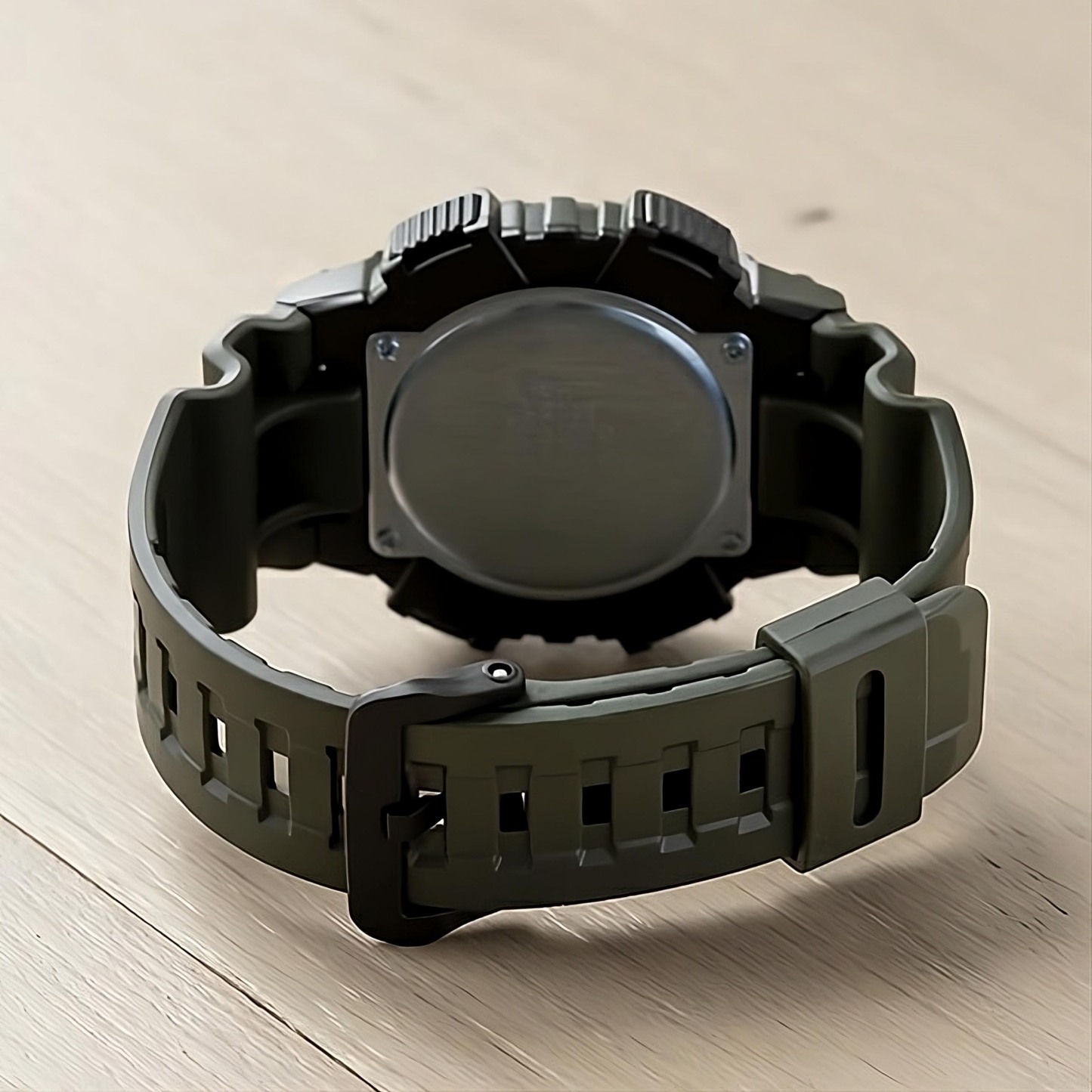 Casio AQ-S810W-3AV Solar Illuminator World Time Digital Men Sport Watch Green ozDigitalWatch.com.au