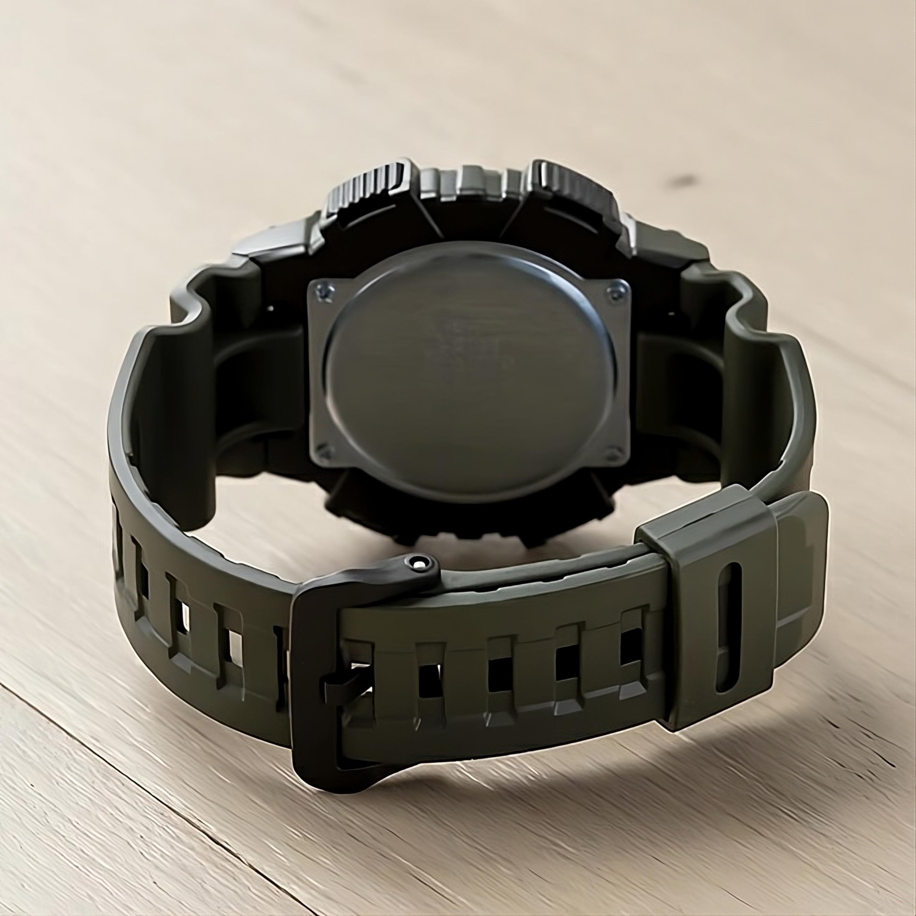 Casio AQ-S810W-3AV Solar Illuminator World Time Digital Men Sport Watch Green ozDigitalWatch.com.au