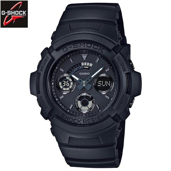 Casio G-Shock AW-591BB-1A Analog Digital Men's Watch (All Black) AW591BB-1A