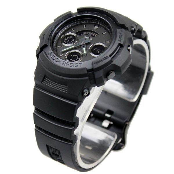 Casio G-Shock AW-591BB-1A Analog Digital Men Watch Black ozdigitalwatch.com.au