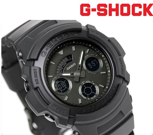 Casio G-Shock AW-591BB-1A Analog Digital Men Watch Black ozdigitalwatch.com.au