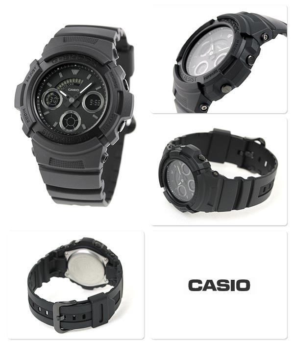 Casio G-Shock AW-591BB-1A Analog Digital Men Watch Black ozdigitalwatch.com.au