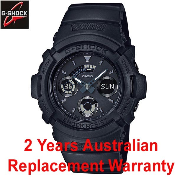 Casio G-Shock AW-591BB-1A Analog Digital Men Watch Black ozdigitalwatch.com.au