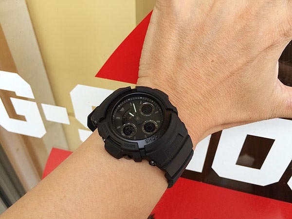 Casio G-Shock AW-591BB-1A Analog Digital Men Watch Black ozdigitalwatch.com.au