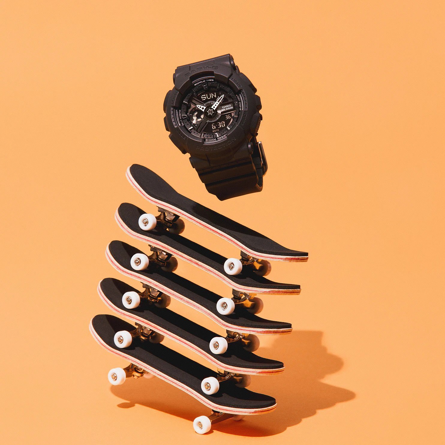 Casio Baby-G BA-110XBC-1A Analog Digital Watch Black (BA-110BC-1A upgrade) ozdigitalwatch.com.au