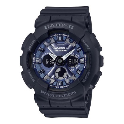 Casio Baby-G BA-130-1A2 Analog Digital Watch (Blue x Black) BA130-1A2