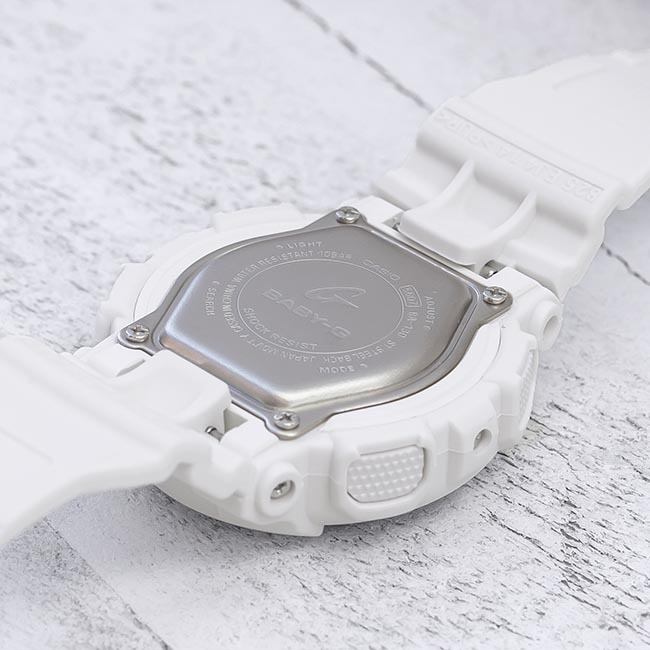 Casio Baby-G BA-130-7A1 Analog Digital Watch White Rose Gold, Metallic Hues ozdigitalwatch.com.au