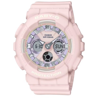 Casio Baby-G BA-130WP-4A Analog Digital Watch (Pink Icy Pastel) BA130WP-4A