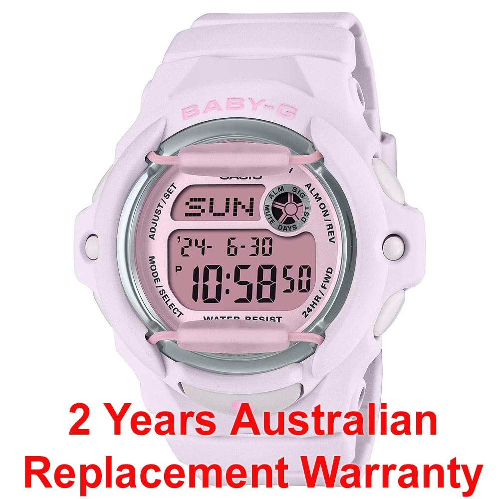 Casio Baby-G BG-169U-4B Digital 200m Ladies / Kids Watch Pastel Pink ozdigitalwatch.com.au