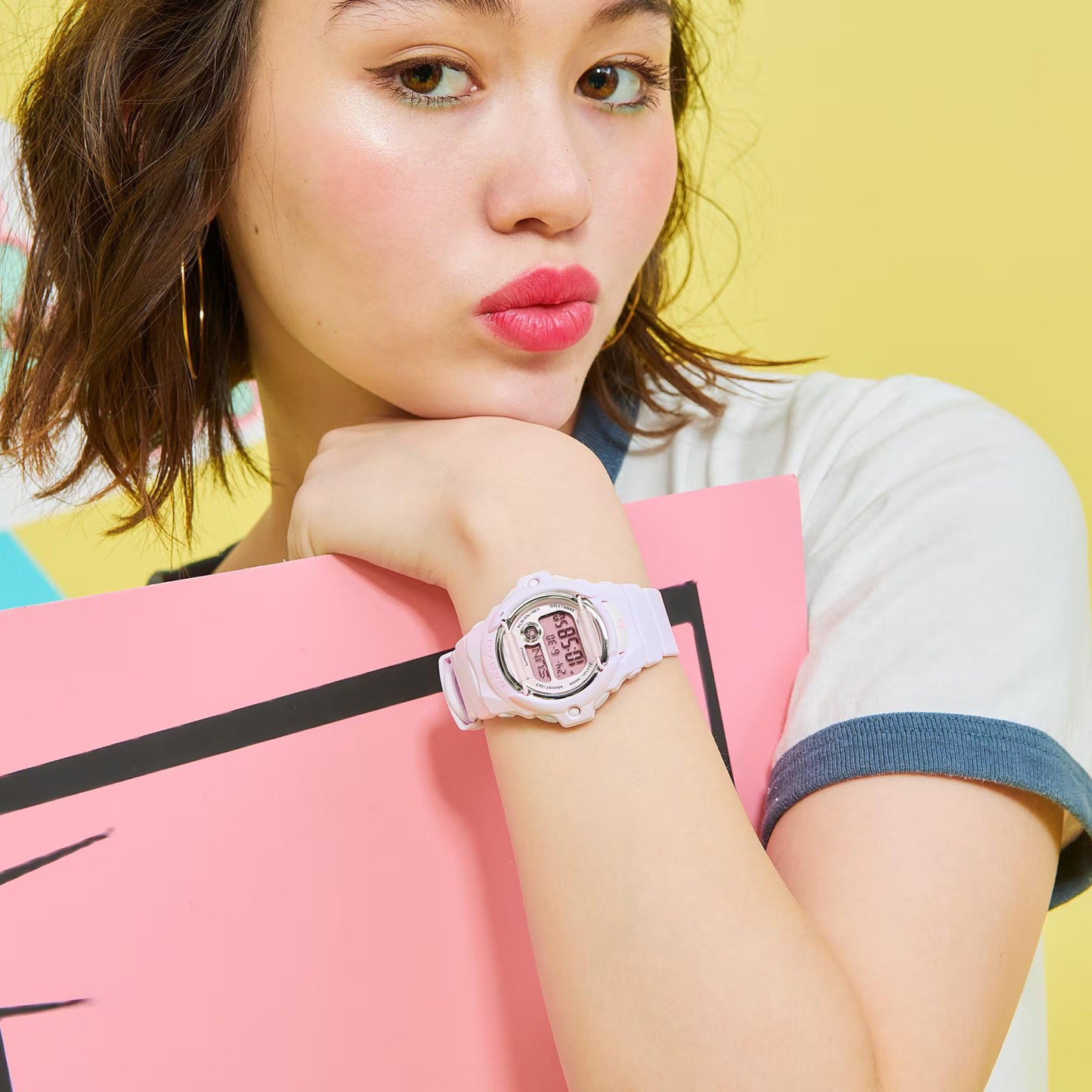 Casio Baby-G BG-169U-4B Digital 200m Ladies / Kids Watch Pastel Pink ozdigitalwatch.com.au