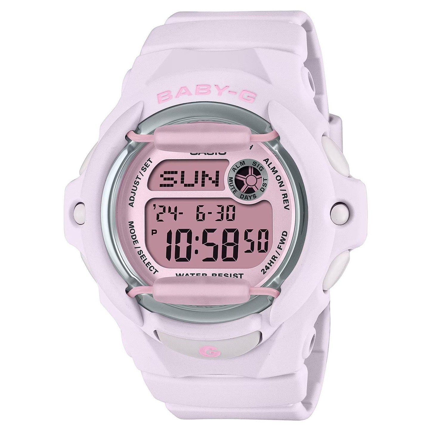 Casio Baby-G BG-169U-4B Digital 200m Ladies / Kids Watch Pastel Pink ozdigitalwatch.com.au