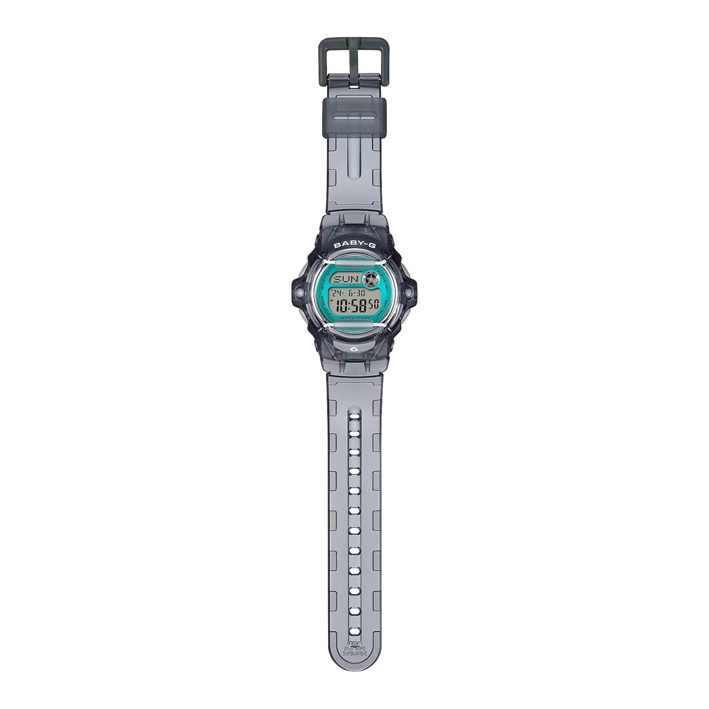Casio Baby-G BG-169U-8B Digital 200m Ladies / Kids Watch (Black, Semi-Transparent)